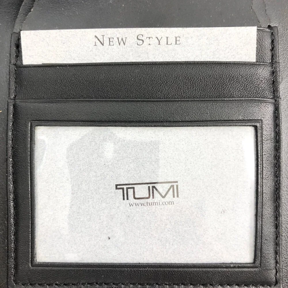 TUMI Black Leather Documents Case